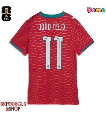 Portugal Joao Felix #11 Hjemmebanetrøje Dame VM 2026 Kort ærmer